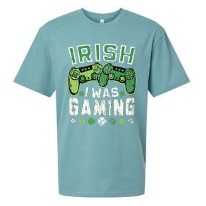 Irish I Was Gaming St Patricks Day Gamer Lucky Irish Gaming Sueded Cloud Jersey T-Shirt