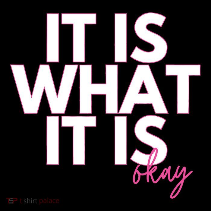 It Is What It Is Okay Flexfit Unipanel Trucker Cap