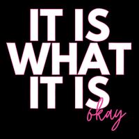 It Is What It Is Okay Cropped Pullover Crew