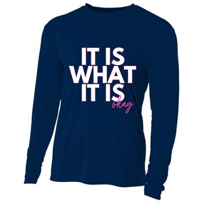 It Is What It Is Okay Cooling Performance Long Sleeve Crew