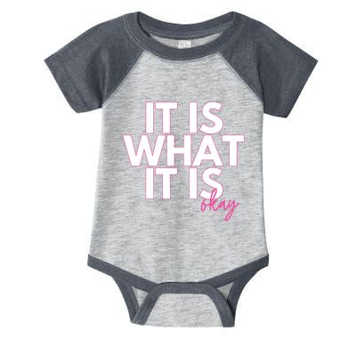 It Is What It Is Okay Infant Baby Jersey Bodysuit