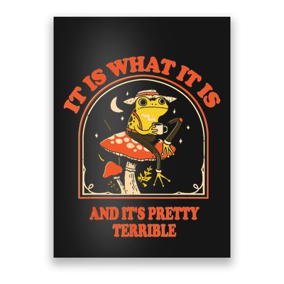 It Is What It Is And Its Pretty Terrible Poster