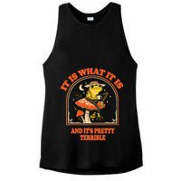 It Is What It Is And ItS Pretty Terrible Funny Design Ladies PosiCharge Tri-Blend Wicking Tank