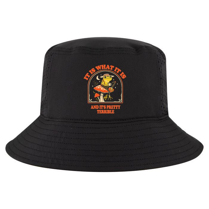 It Is What It Is And ItS Pretty Terrible Funny Design Cool Comfort Performance Bucket Hat