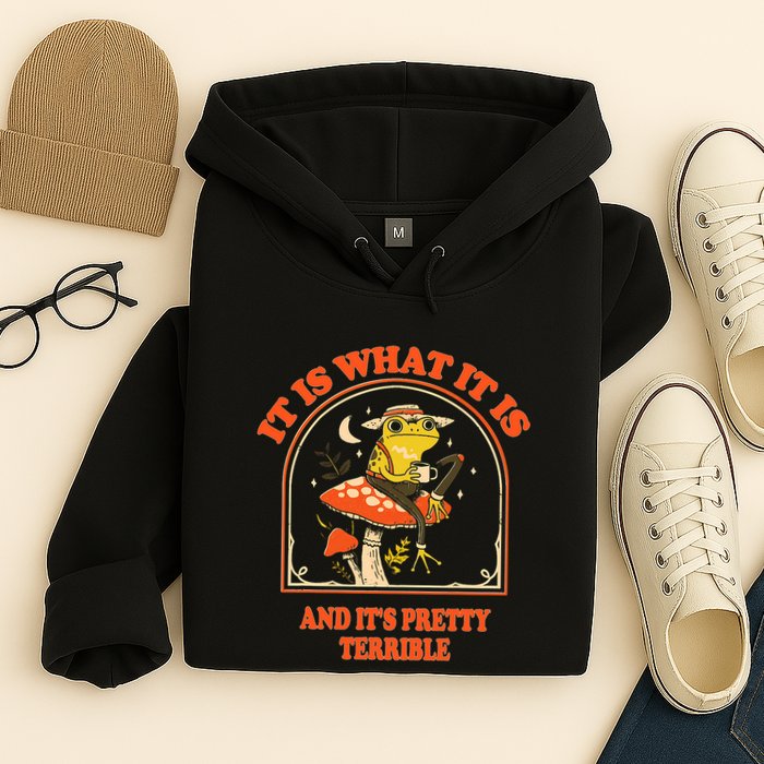 It Is What It Is And ItS Pretty Terrible Funny Design Hoodie