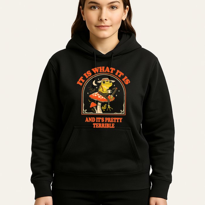 It Is What It Is And ItS Pretty Terrible Funny Design Hoodie