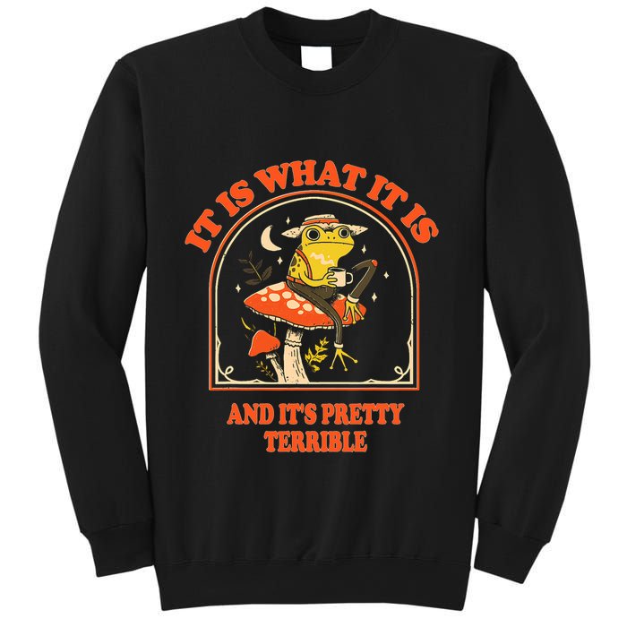 It Is What It Is And ItS Pretty Terrible Funny Design Sweatshirt