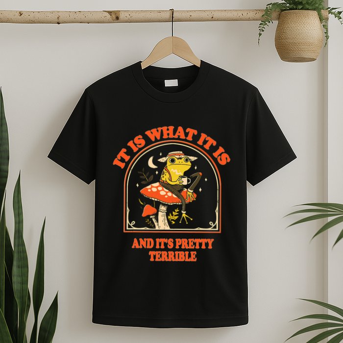 It Is What It Is And ItS Pretty Terrible Funny Design T-Shirt