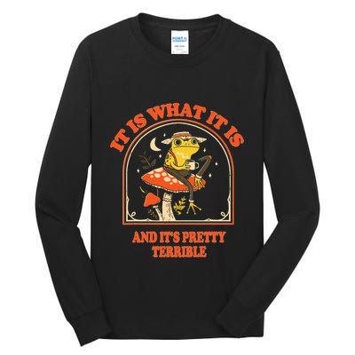 It Is What It Is And ItS Pretty Terrible Funny Design Tall Long Sleeve T-Shirt