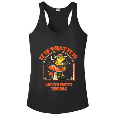 It Is What It Is And ItS Pretty Terrible Funny Design Ladies PosiCharge Competitor Racerback Tank