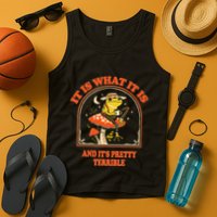 It Is What It Is And ItS Pretty Terrible Funny Design Tank Top