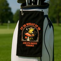 It Is What It Is And ItS Pretty Terrible Funny Design Golf Towel