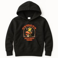 It Is What It Is And ItS Pretty Terrible Funny Design Kids Hoodie