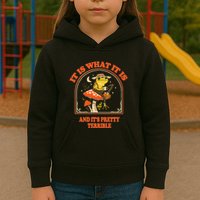 It Is What It Is And ItS Pretty Terrible Funny Design Kids Hoodie