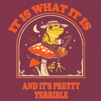 It Is What It Is And ItS Pretty Terrible Funny Design 16oz Travel Tumbler