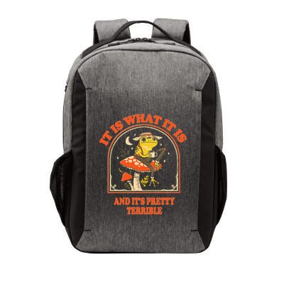 It Is What It Is And ItS Pretty Terrible Funny Design Vector Backpack