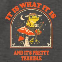 It Is What It Is And ItS Pretty Terrible Funny Design Vector Backpack