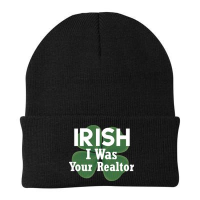 Irish I Was Your Realtor Branding And Marketing Gift Knit Cap Winter Beanie