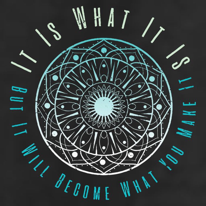 It Is What It Is But It Will Become What You Make It Knit Cap Winter Beanie