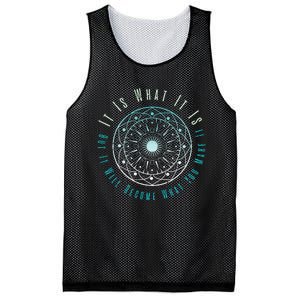 It Is What It Is But It Will Become What You Make It Mesh Reversible Basketball Jersey Tank