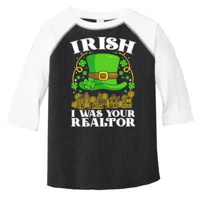 Irish I Was Your Realtor St Patricks Day Lead Generation Cute Gift Toddler Fine Jersey T-Shirt
