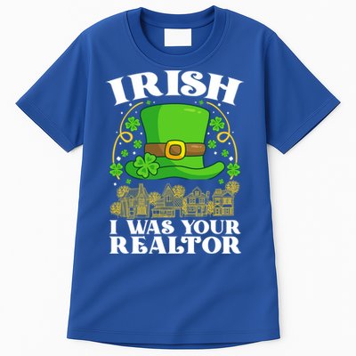 Irish I Was Your Realtor St Patricks Day Lead Generation Cute Gift Tall T-Shirt