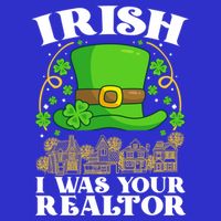 Irish I Was Your Realtor St Patricks Day Lead Generation Cute Gift 16 in Basic Backpack