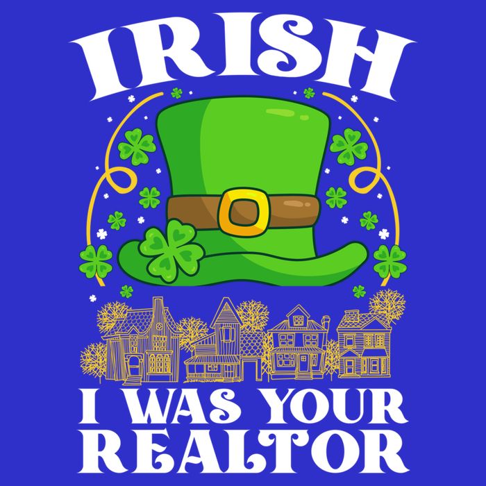 Irish I Was Your Realtor St Patricks Day Lead Generation Cute Gift 16 in Basic Backpack