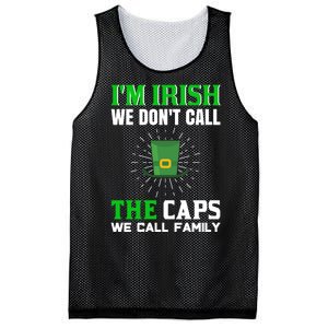 I'm Irish We Don't Call Caps We Call Family Mesh Reversible Basketball Jersey Tank