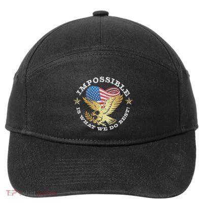 Impossible Is What We Do Best 7-Panel Snapback Hat