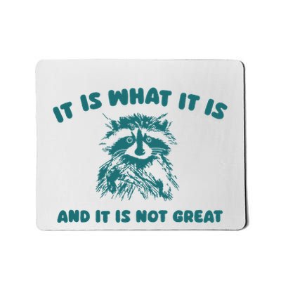 It Is What It Is And It Is Not Great Mousepad
