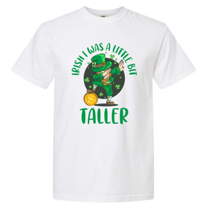 Irish I Was A Little Bit Taller, Funny St Patrick's Day Garment-Dyed Heavyweight T-Shirt