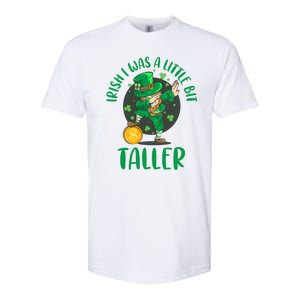 Irish I Was A Little Bit Taller, Funny St Patrick's Day Softstyle CVC T-Shirt