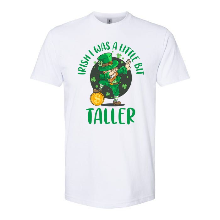 Irish I Was A Little Bit Taller, Funny St Patrick's Day Softstyle CVC T-Shirt