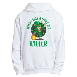 Irish I Was A Little Bit Taller, Funny St Patrick's Day Urban Pullover Hoodie