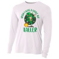 Irish I Was A Little Bit Taller, Funny St Patrick's Day Cooling Performance Long Sleeve Crew