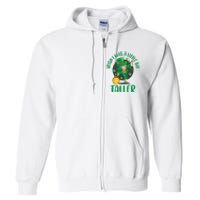 Irish I Was A Little Bit Taller, Funny St Patrick's Day Full Zip Hoodie