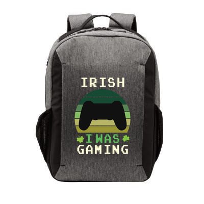 Irish I Was Gaming St Patricks Day Gamer Shamrock Gaming Gift Vector Backpack