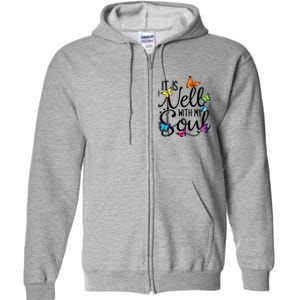 It Is Well With My Soul Christian Hymn Cute Gift Butterfly Art Funny Gift Full Zip Hoodie