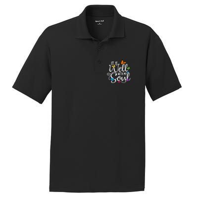 It Is Well With My Soul Christian Hymn Cute Gift Butterfly Art Gift PosiCharge RacerMesh Polo