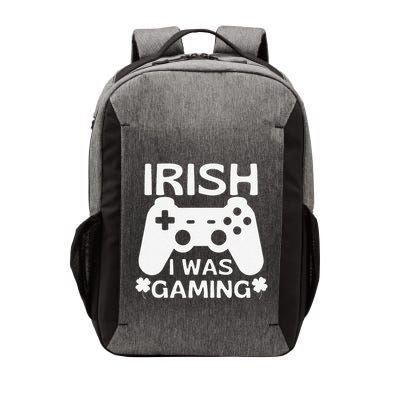 Irish I Was Gaming St Patricks Day Funny Video Gamer Vector Backpack