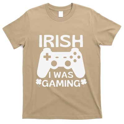 Irish I Was Gaming St Patricks Day Funny Video Gamer T-Shirt