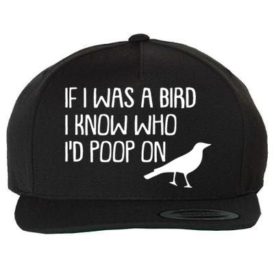 If I Was A Bird Wool Snapback Cap