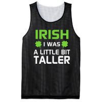 Irish I Was A Little Bit Taller Mesh Reversible Basketball Jersey Tank