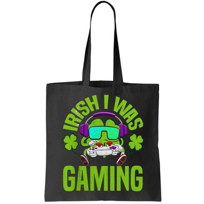Irish I Was Gaming St Patricks Day Gamer Shamrock Bag