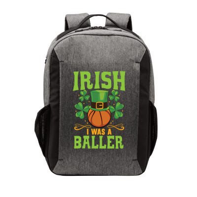 Irish I Was A Baller Basketball Player St Patrick's Day Cute Gift Vector Backpack