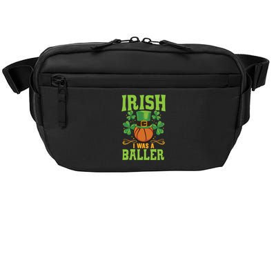 Irish I Was A Baller Basketball Player St Patrick's Day Cute Gift Crossbody Pack