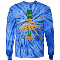 Irish I Was Playing Basketball St Patricks Day Great Gift Tie-Dye Long Sleeve Shirt