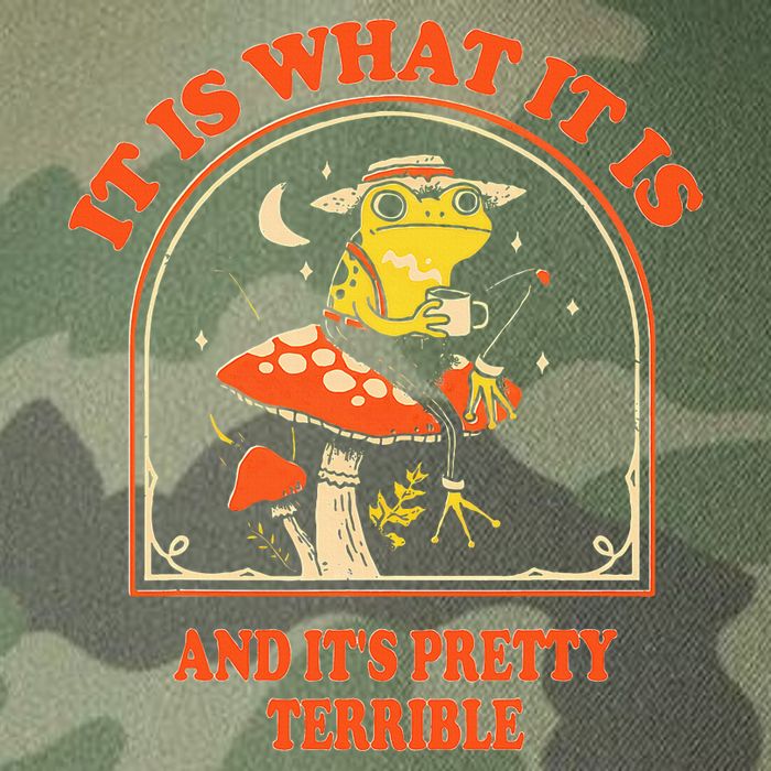 It Is What It Is And ItS Pretty Terrible Legacy Tie Dye Trucker Hat