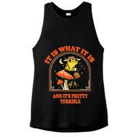 It Is What It Is And ItS Pretty Terrible Ladies PosiCharge Tri-Blend Wicking Tank